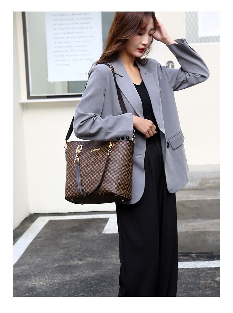 Borse da donna, borsa super mamma e bambino, set da sei pezzi, borsa a mano, borsa a tracolla, borsa a tracolla, borsa versatile stampata_voghion.com