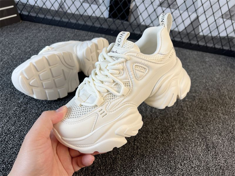 Mesh respirabil cu talpa groasa tata femei versatile alb sport casual confortabil pantofi mari inaltime 6cm_voghion.com