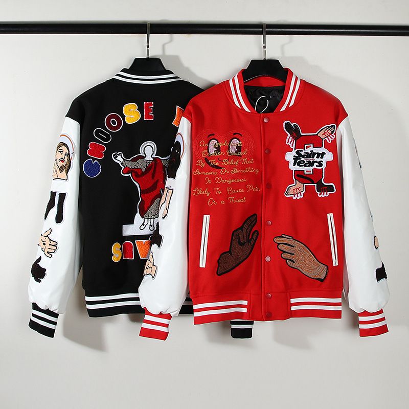 Men's Clothing Jacket James' Stadium Heavy Industries Embroidered Baseball Jacket For Men And Women_voghion.com