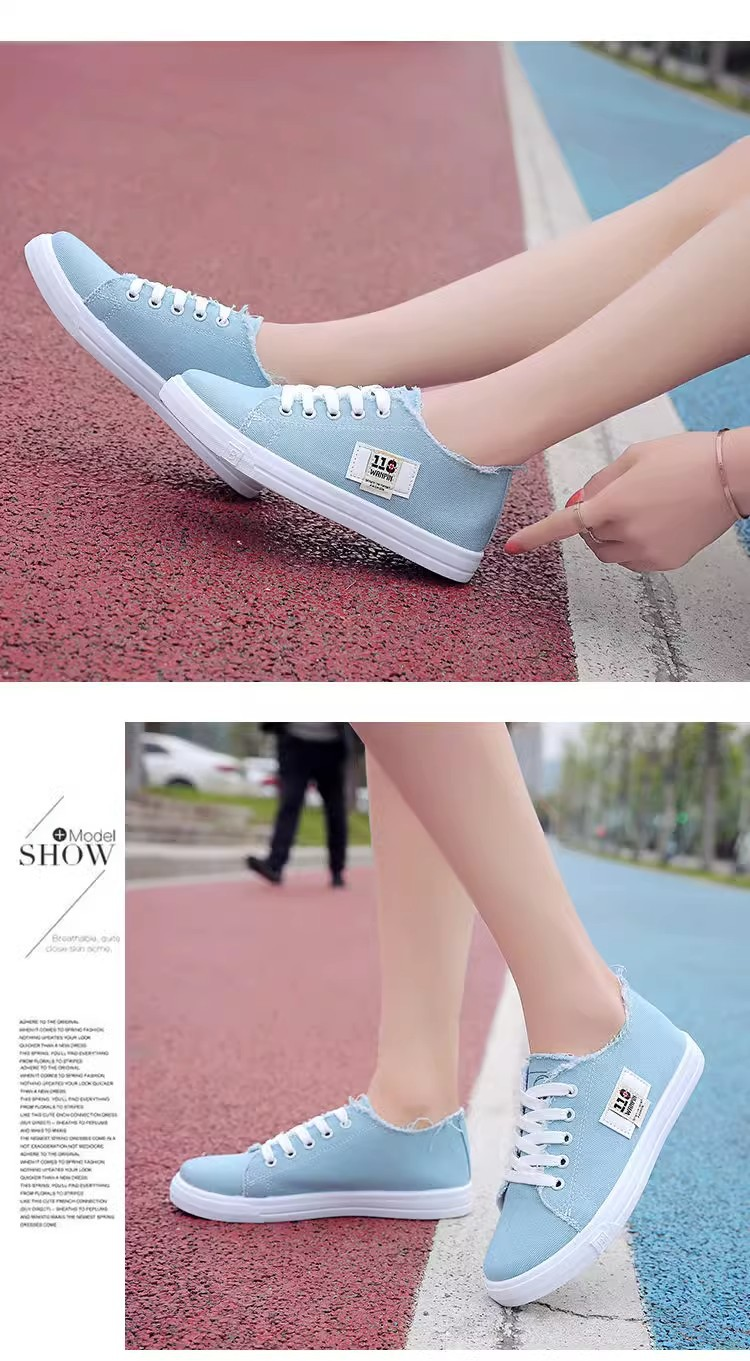 Lady Damen Basketballschuhe Laufschuhe Tennisschuhe Sneakers Mesh Canvas Leicht zu reinigendes Schuhwerk_voghion.com