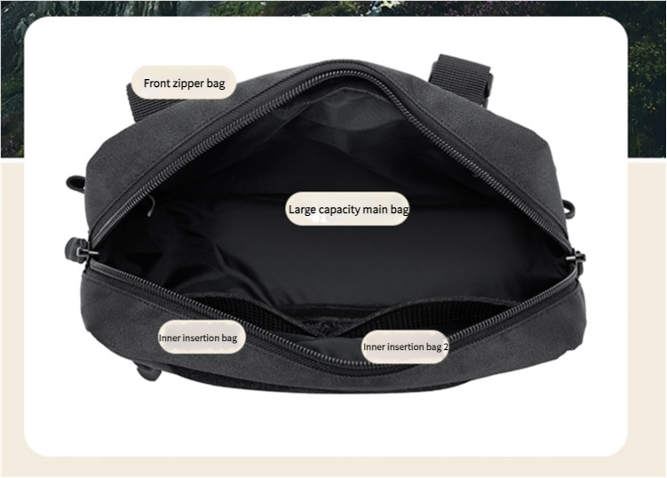 Nouveau sac de poitrine tactique tendance : sports de plein air, résistant à l'eau, multifonctionnel et portable, style gilet_voghion.com