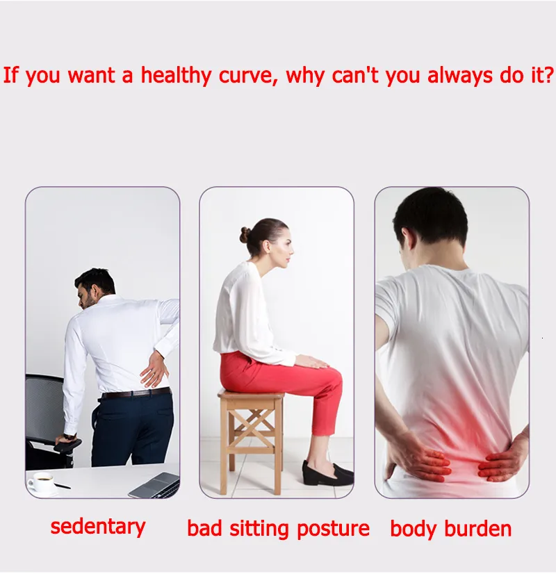 Rückenmassagegerät, 4-stufiges Rückendehner-Massagegerät, Rücken-Nacken-Muskel-Entspannung, Lendenwirbelsäulen-Rückenmassagegerät, Magnetfeldtherapie, Wirbelsäulen-Cracker_voghion.com