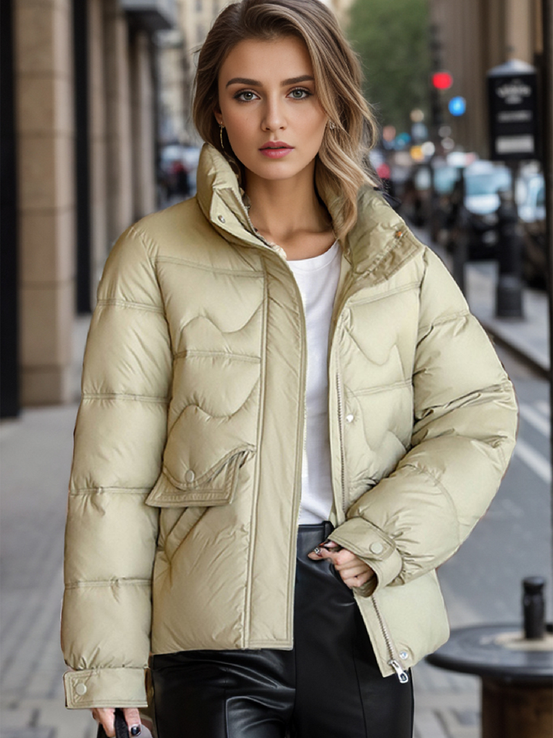 Women's clothing cotton coat women's short bread coat thickened loose slimming cotton coat women's coat small cotton jacket_voghion.com