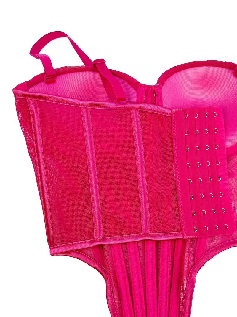 Women's Clothing Pleated Design Herringbone Bra High End Outer Wear Bra With Cup Pads Body Shaping Sling_voghion.com
