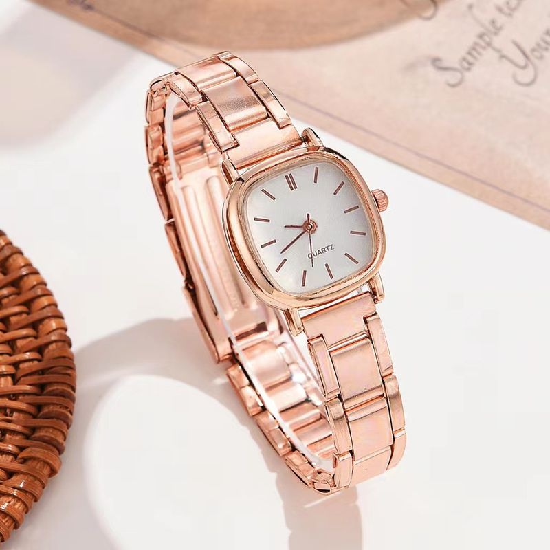 Retro Watch For Women, Stylish And Elegant, Barrel Shaped Quartz Ladies' Watch, Elegant, Literary And Trendy, Simple Style_voghion.com