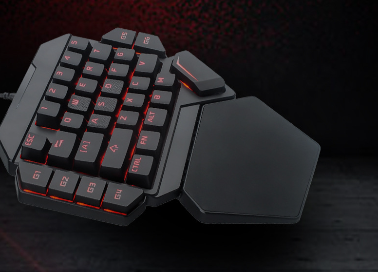 Cross-Border Direct Supply K50 K60 One-Handed Keyboard RGB Illuminated Gaming Mechanical Keyboard/With Macro Definition_voghion.com