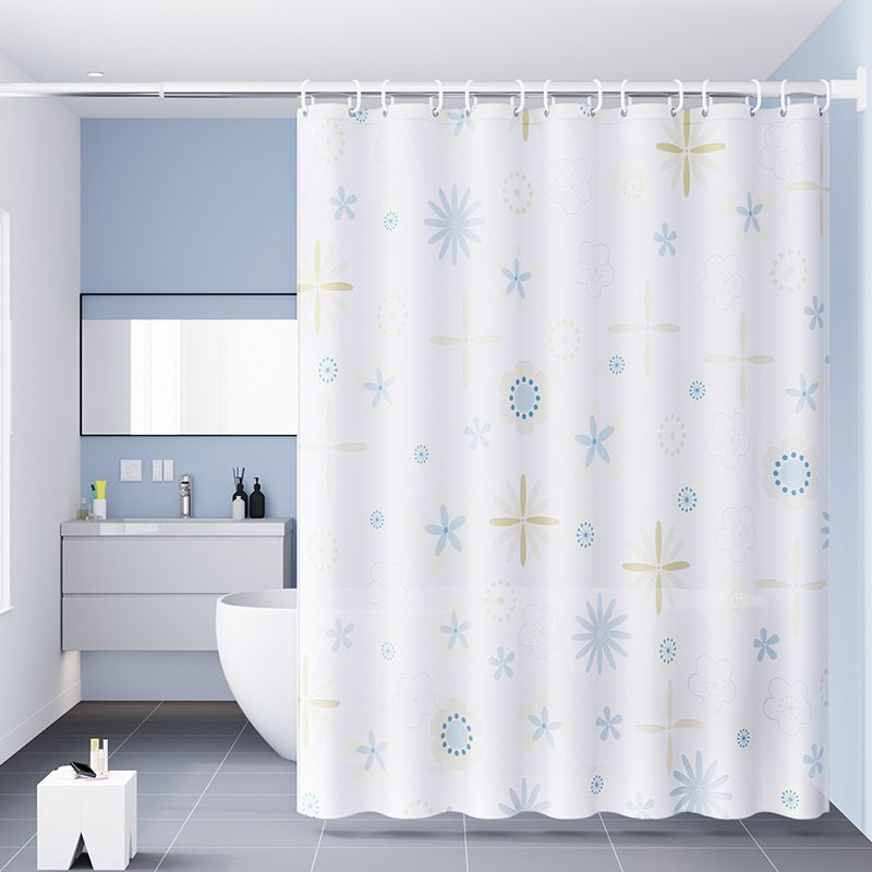 Set da bagno impermeabile e spesso in tinta unita, non necessita di foratura, adatto per hotel e dormitori, finestra per doccia_voghion.com