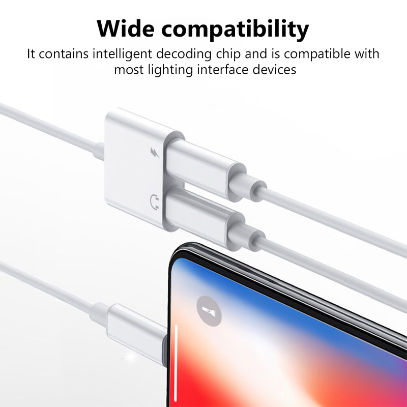 Lighting To 3.5mm Jack Audio Cable Adapter For IPhone 8 7 6 6S Plus X XR XS 11 12 Pro Max SE 2 Earphone Connector Stereo Adaptor_voghion.com