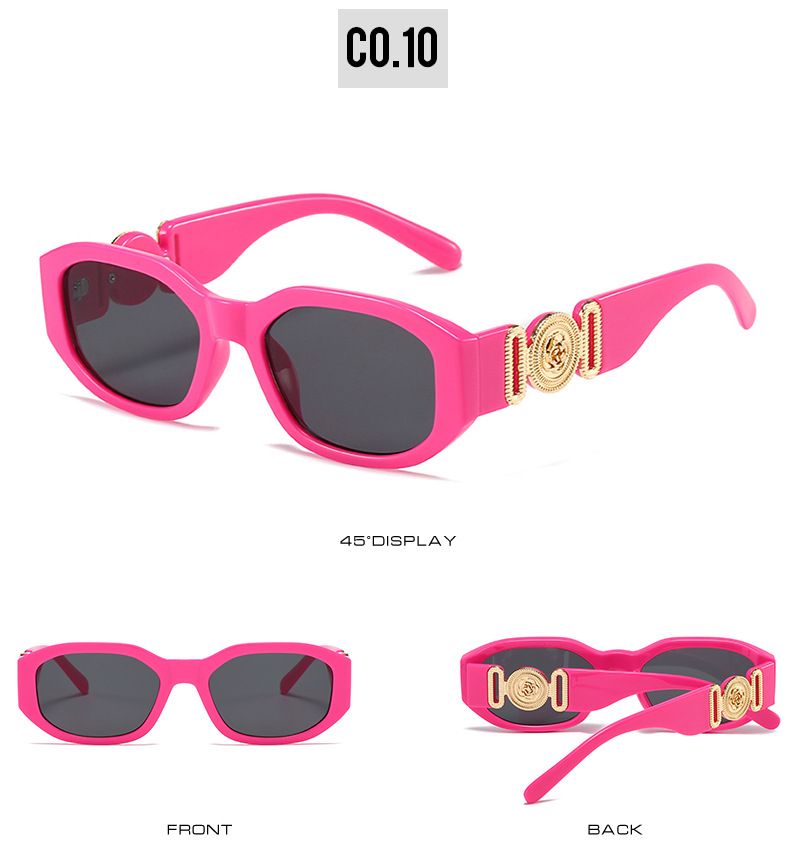 Neu eingetroffen Markendesigner Vintage Oval Dunkelrosa Sonnenbrille Damen Klassisch Großer Rahmen Fuchsia Sonnenbrille für Damen Rose Red Eyewear_voghion.com