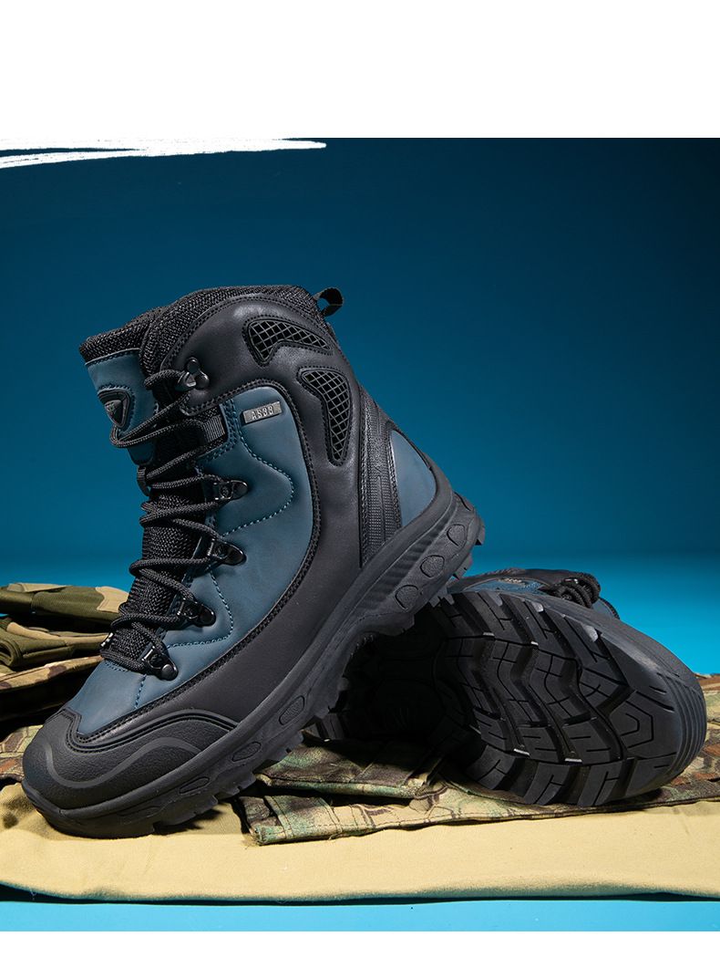 Taktische Delta Mid-Cut-Stiefel für Herren – strapazierfähige, wasserdichte Wander- und Kampfstiefel für Outdoor-Abenteuer (Größen 39–47, Stiefel in mehreren Farben)_voghion.com