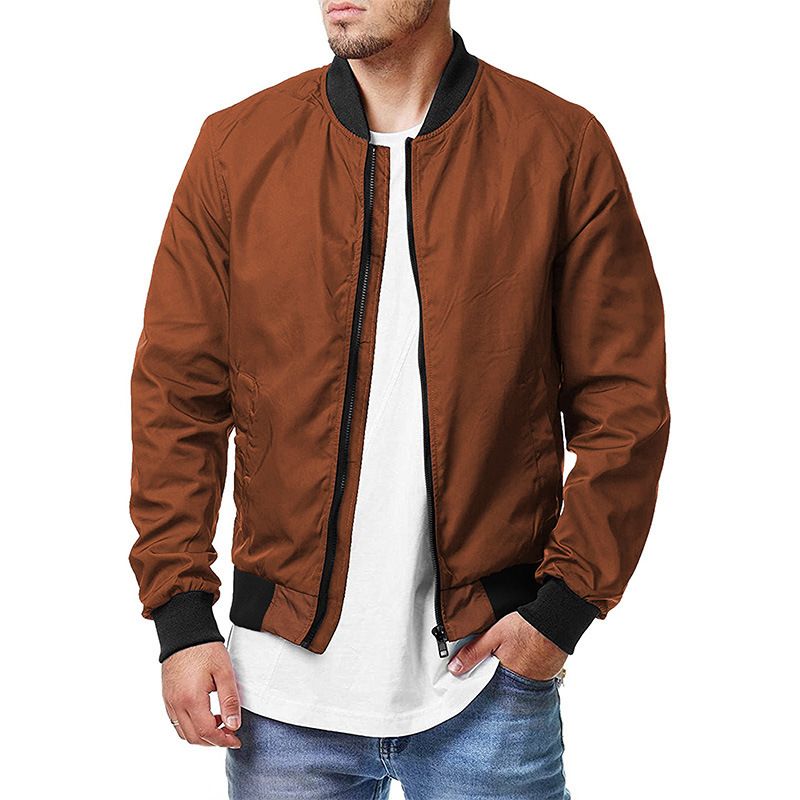 Suitable For All Seasons New Bomber Spring Autumn Casual Trendy Plus Size Men's Zipper Jacket 5XL_voghion.com