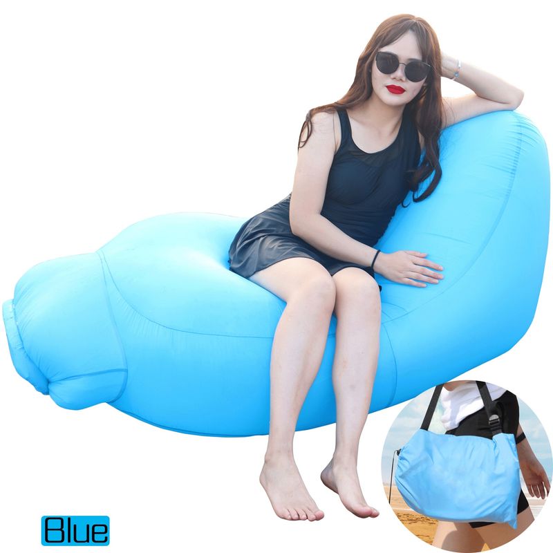 New Camping Air Mattress Inflatable Recliner Outdoor Inflatable Sofa Outdoor Lazy Inflatable Bed Camping_voghion.com