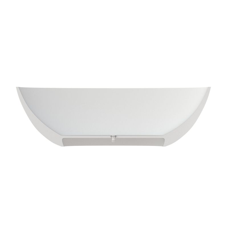 71" Solid Surface Soaking Bathtub_voghion.com
