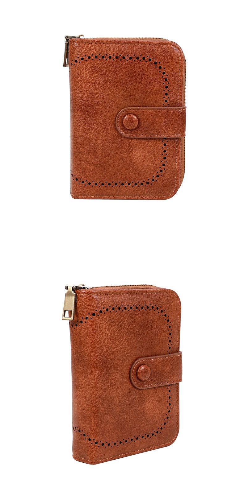 Women's wallet short new large capacity accordion card holder fashionable multi functional handbag_voghion.com