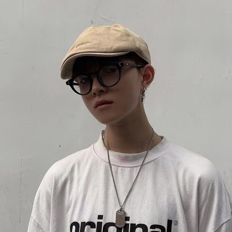 Cappello antivento unisex alla moda, tinta unita, dolce, fresco, stile INS, semplice e di alta qualità, berretto personalizzato_voghion.com