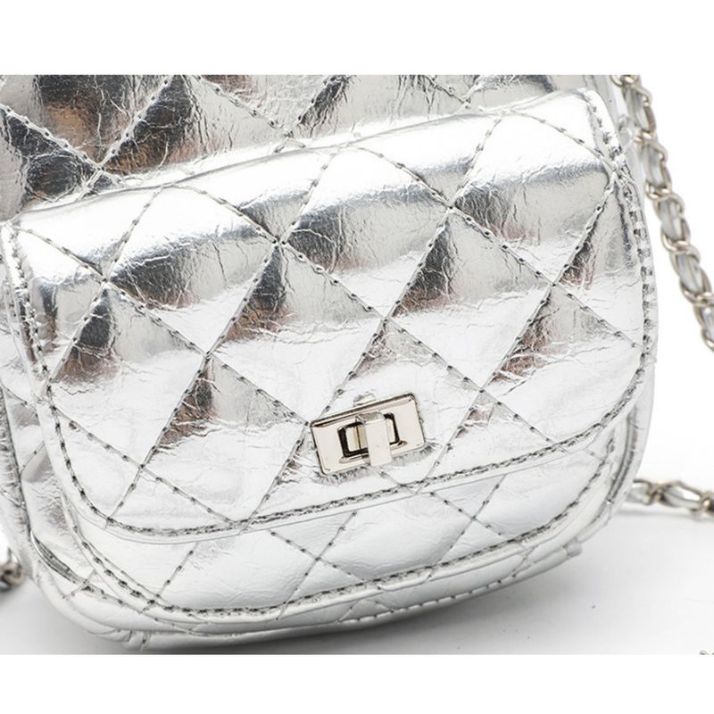 Women's Quilted Bag 2025 Fall/Winter New Arrival Stylish And Versatile Mini Backpack_voghion.com