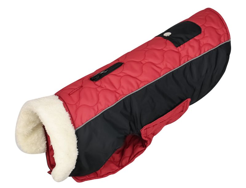 Pocket new pet clothes autumn and winter dog clothes vest cotton coat double sided wearable dog clothes coat clothing_voghion.com