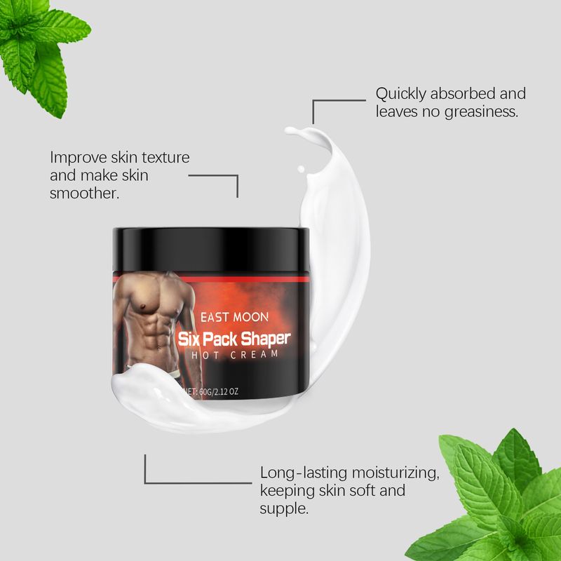 EAST MOON Abdominal Men's Sports Exercise Highlighting Muscle Lines Massage Moisturizing Care Cream_voghion.com