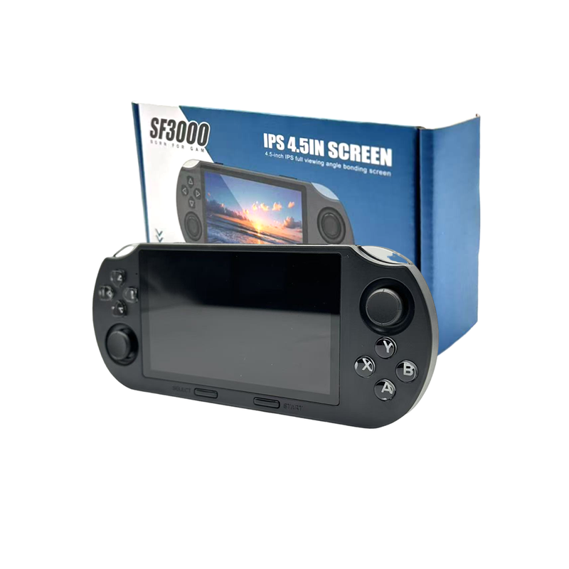 Console de jeu portable haute définition Hot SF3000 de 4,5 pouces avec grand écran de plus de 20 000 jeux classiques intégrés, sans fil_voghion.com