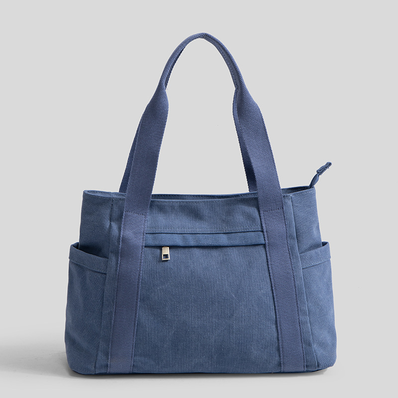 Large Capacity For Women, Single Shoulder Casual Tote Bag, Simple Handbag, Canvas Bag Guangzhou_voghion.com