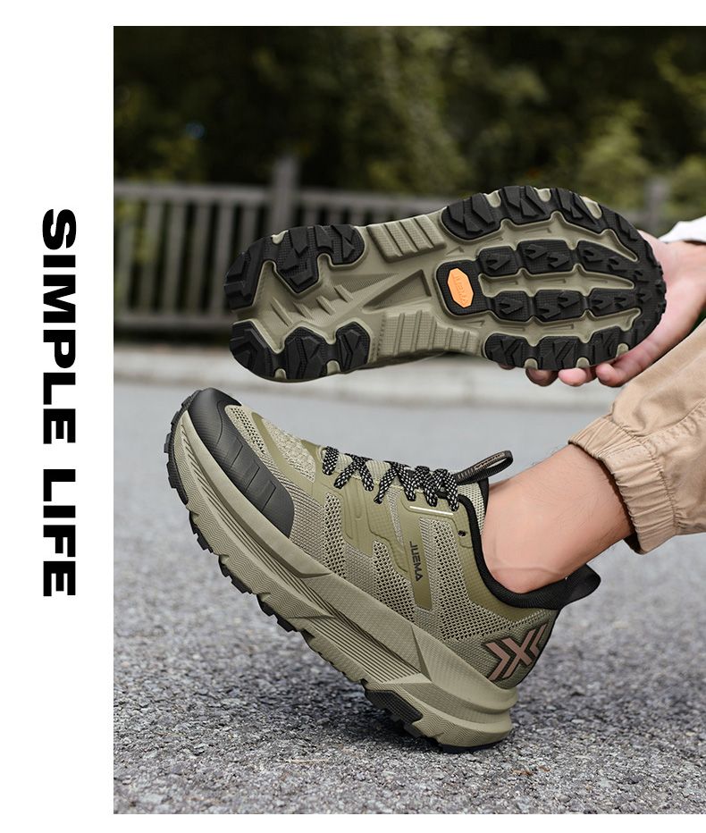 Herren Wanderschuhe Wildleder Leder Outdoor Schuhe Verschleißfeste Männer Trekking Wandern Jagd Taktische Turnschuhe_voghion.com