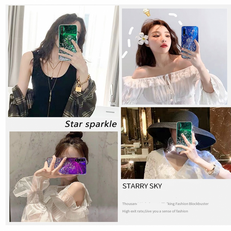 Za Huawei Honor 10i 9X 10 Lite 20 Pro 8X 8A 9S 20S 9C 9A 7A 7C Pro Case Bling Glitter Cover na Huawei P30 Lite P20 P40 _voghion.com