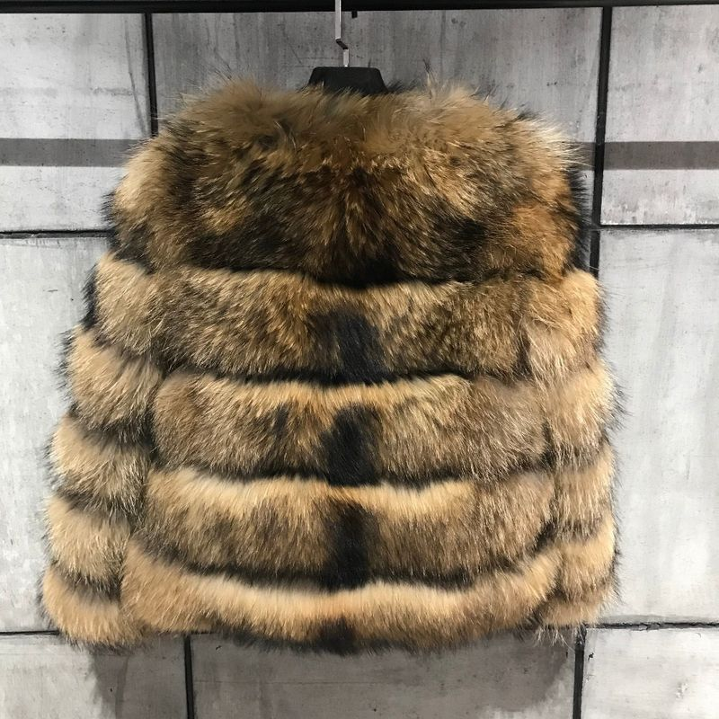 Women's Clothing best selg jackets raccoon splicing women's artificial fur ready_voghion.com