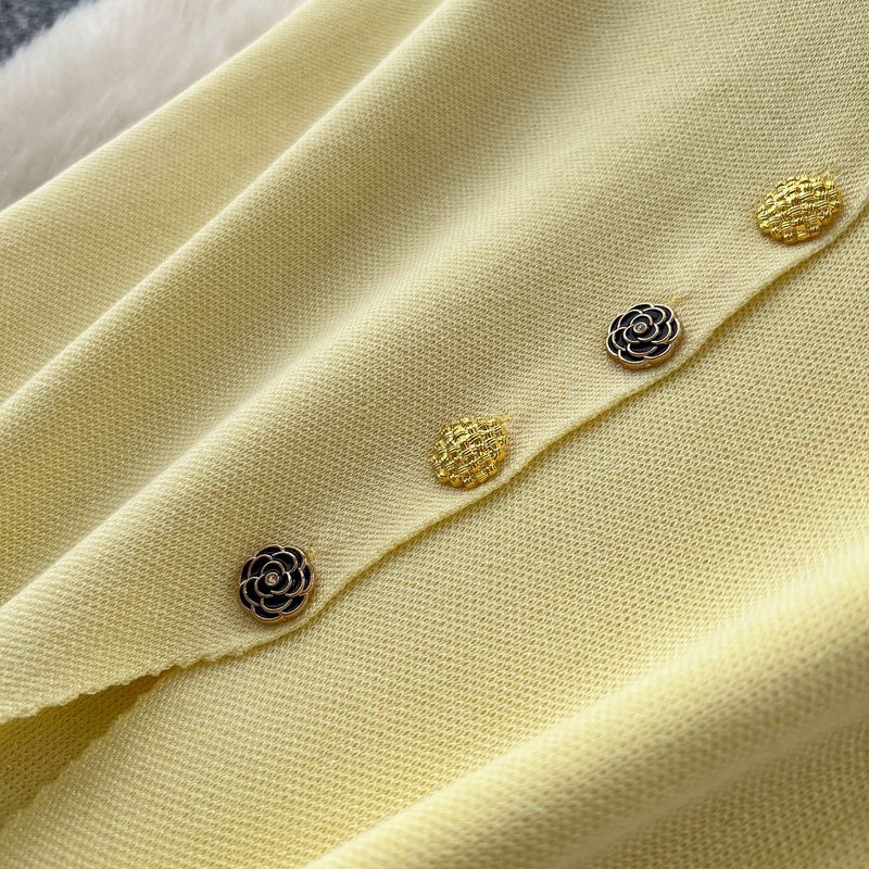 Damenbekleidung im minimalistischen Stil, einfarbig, Strickanzug für Damen, Sommer, ärmelloses Hemd, Oberteil, hohe Taille, Netzspleiß, Super-Feenrock_voghion.com