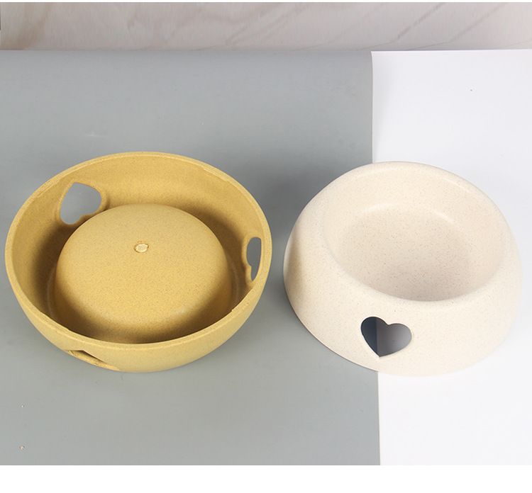 Benodigdheden Hond Rijst Plastic Liefde Enkele Huisdier Kattenvoerbak_voghion.com