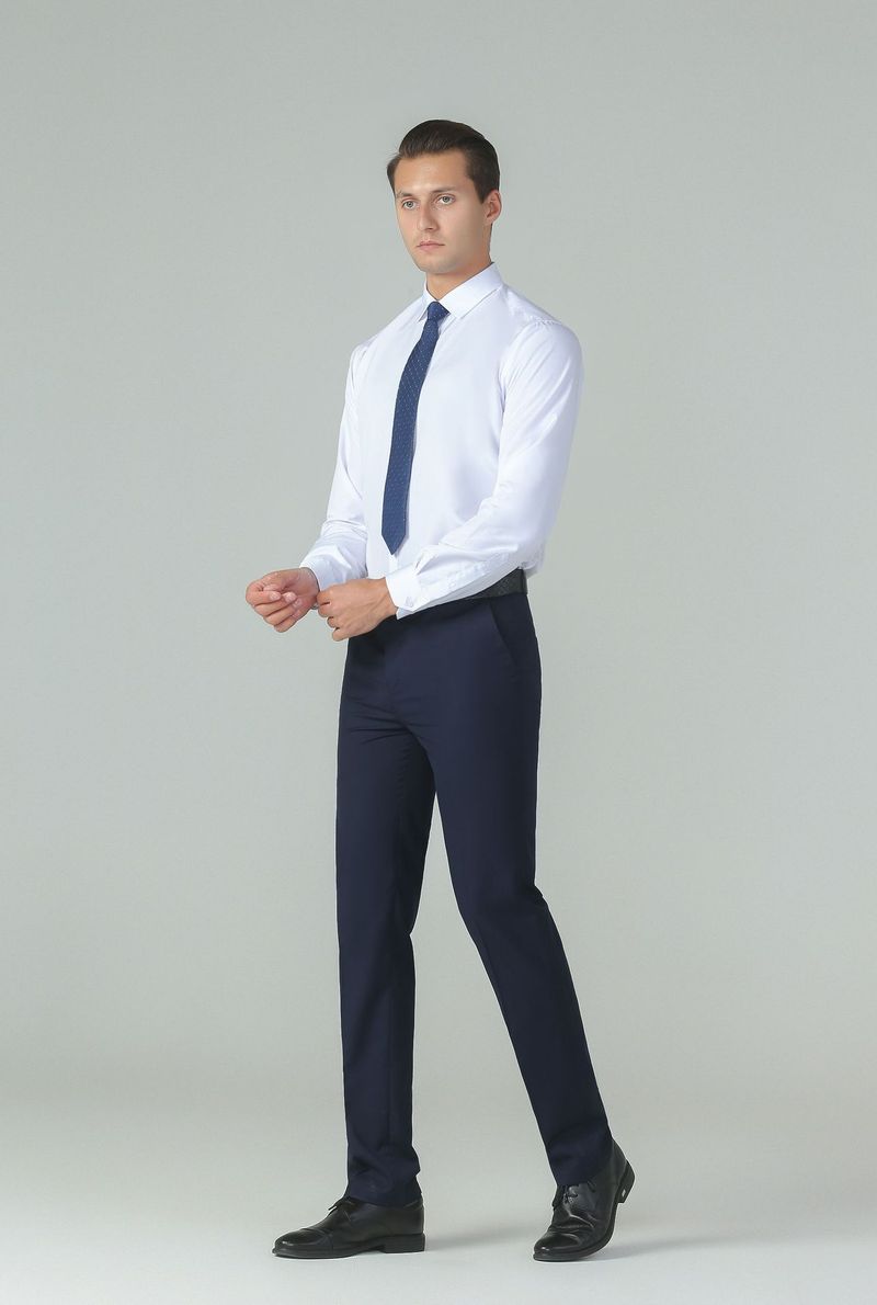 Camicia bianca da uomo Advanced Sense Of Fashion Business Abbigliamento formale_voghion.com