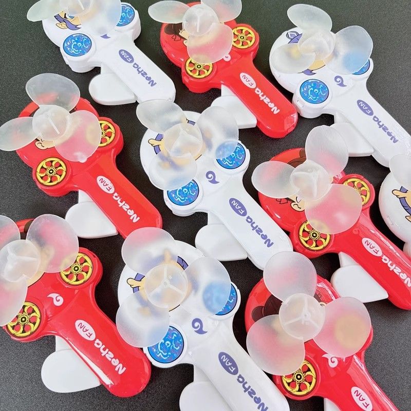 Nezha 2 Merchandise Ao Bing Handheld Fan Portable Mini Children's Day Gift Small Toy_voghion.com