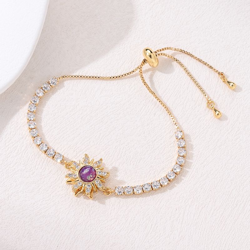 Women's Jewelry Minimalist Love Heart Bracelet With Evil Eye Charm - Geometric Boho Style Adjustable Chain Everyday Devil Eye Geometric Heart Bracelet_voghion.com