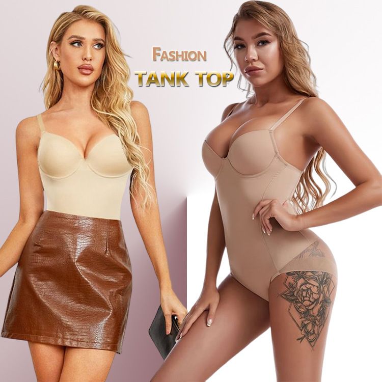 Corsetto modellante post-parto K; Body con supporto regolabile per il seno; Guaina snellente; Body monopezzo_voghion.com