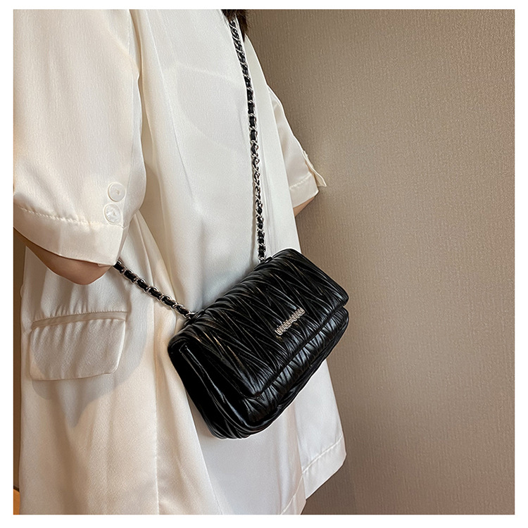 Borsa a catena a rombo Donna 2023 Nuova borsa a tracolla singola a tracolla singola di design di nicchia Borsa quadrata piccola in stile esplosivo di senso straniero_voghion.com