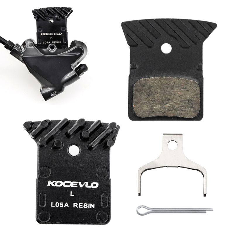 1 Pair Kocevlo L05A Resin ICE Pad Silent Effect For SHIMANO Road Disc Brake Wear Resistance Caliper Up L03A/L02A_voghion.com