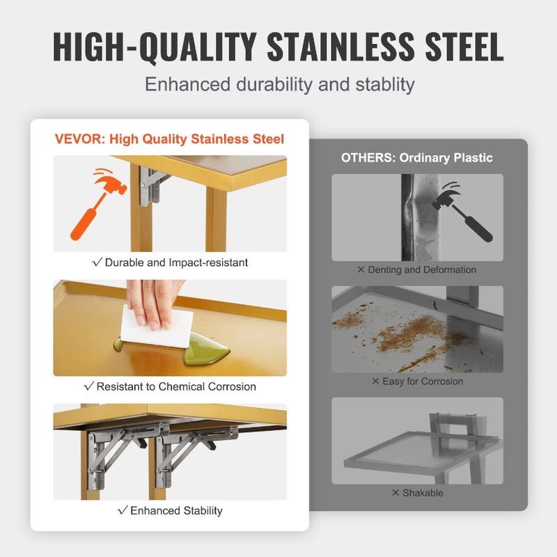 And Tiers With Lab 4 Wheels Trays Golden Silent Stainless 2 Steel Carts 2_voghion.com
