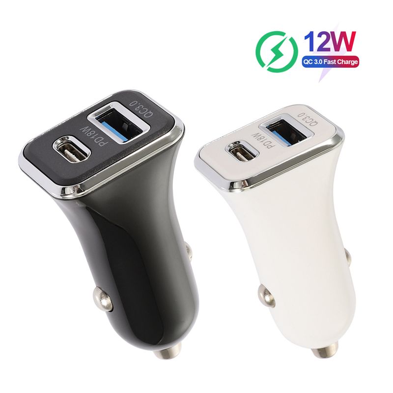 Müzik Festivali 2.4A PD12W cep telefonu Type-C PD+USB araç şarj cihazıyla uyumludur_voghion.com