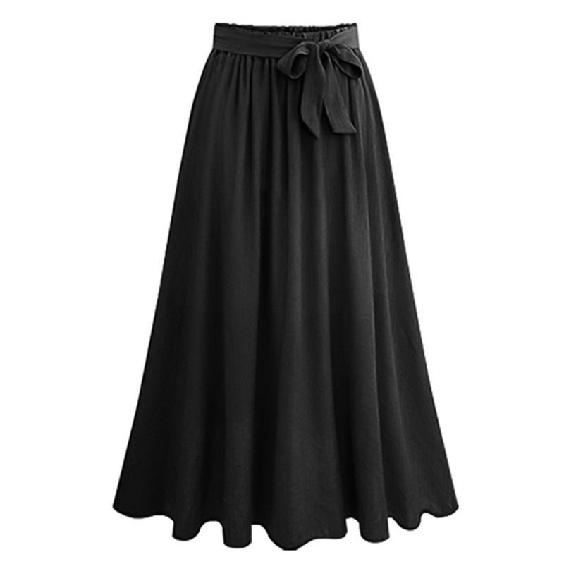 Women's Summer Chiffon Plus Size Skirt_voghion.com