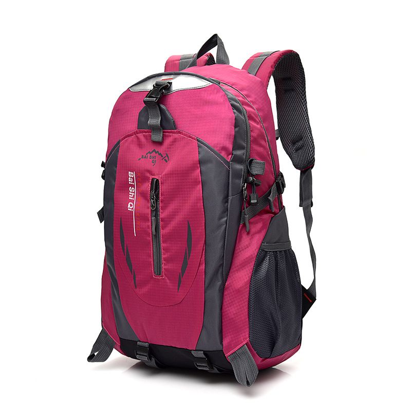 Mochila deportiva de ciclismo estilo coreano para senderismo al aire libre, para hombre, para viajes informales, con doble hombro para mujer._voghion.com