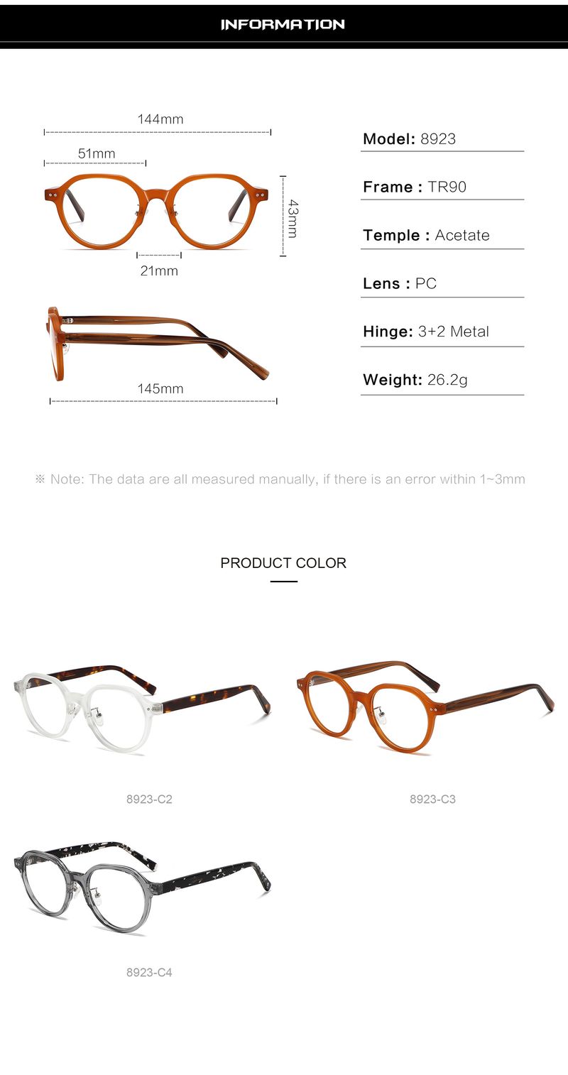 Custom Fashion Computer Glasses Optical Spectacle Eyeglasses Frames for Men Women_voghion.com