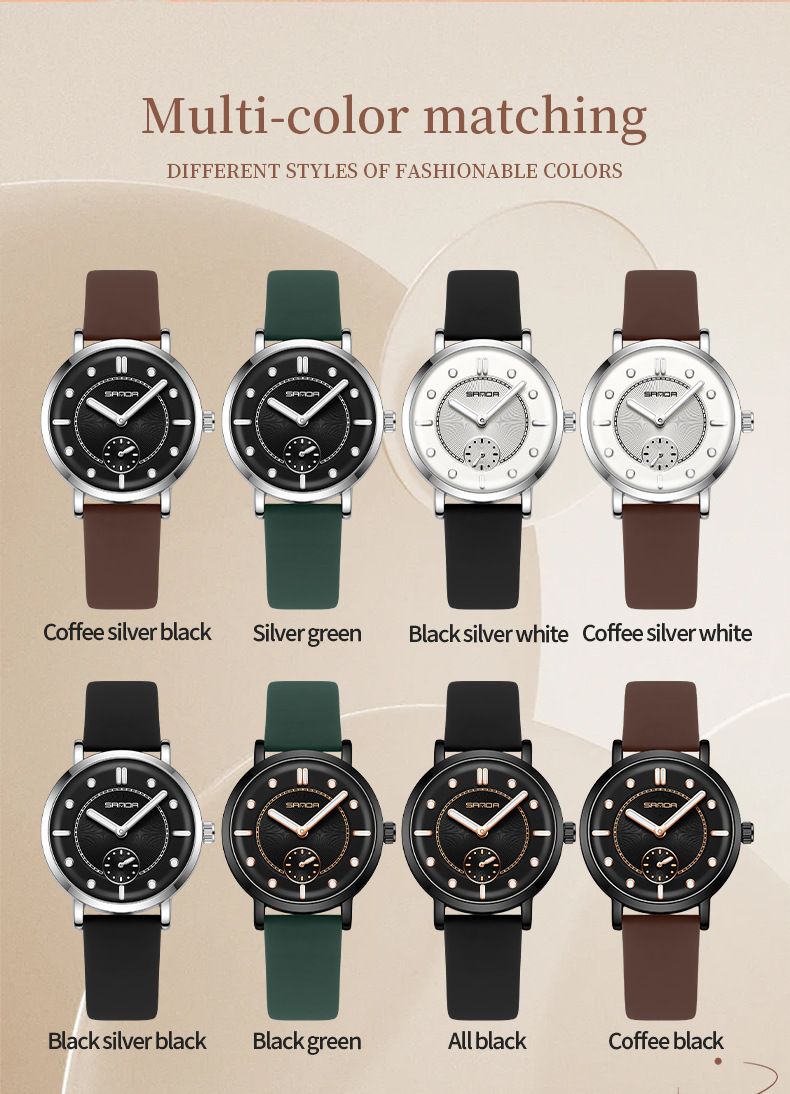 Women's Fashion Watch With Luminous Silicone Strap, Waterproof Casual Wristwatch For Everyday Wear, Minimalist Design With Round Dial_voghion.com