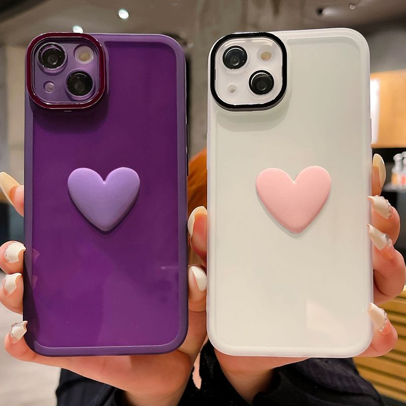 Süße 3D-Liebesherz-klare, weiche Hülle für Xiaomi Redmi Note pro 12 11S 10pro 10S 9S 8 Pro A1 Plus 10C 9A Mi POCO X5 X3 NFC_voghion.com