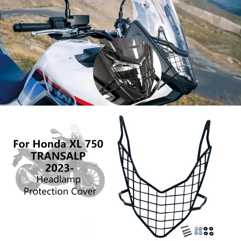 Für Scheinwerferschutz Scheinwerfer Aluminium Gitter Abdeckung Schutz XL 750 TRANSALP_voghion.com