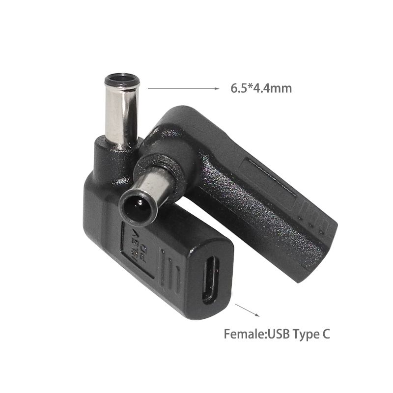 Laptop Power Adapter Connector DC Plug USB Type C Female To Universal Male Jack Converter For HP Dell Asus Acer Lenovo_voghion.com