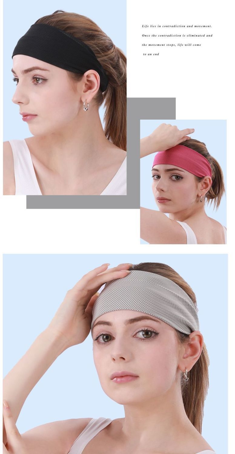 【 1878 mennesker rost 】 Brug af sport absorberer mænd og kvinder under løb, brug et basketball-pandebånd for at stoppe sved,_voghion.com