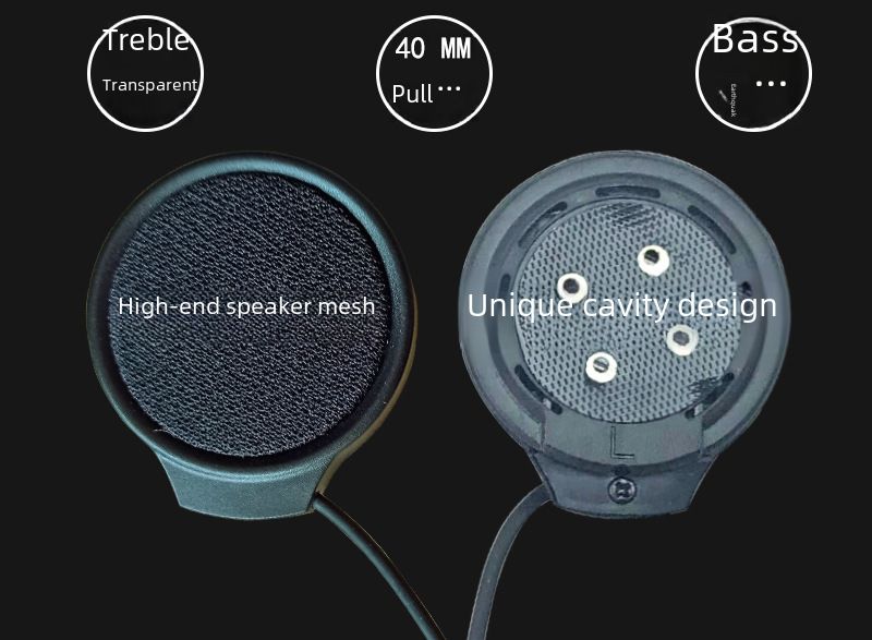 BT12S Motorcycle Helmet Bluetooth Headset 2000 mA Hard Mark Soft Mark Universal Takeaway Riding Bluetooth Headset_voghion.com