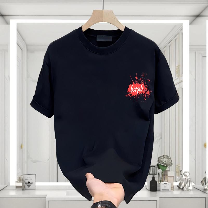 Helt ny sommer-T-shirt med korte ærmer og trendy tøj til mænd_voghion.com