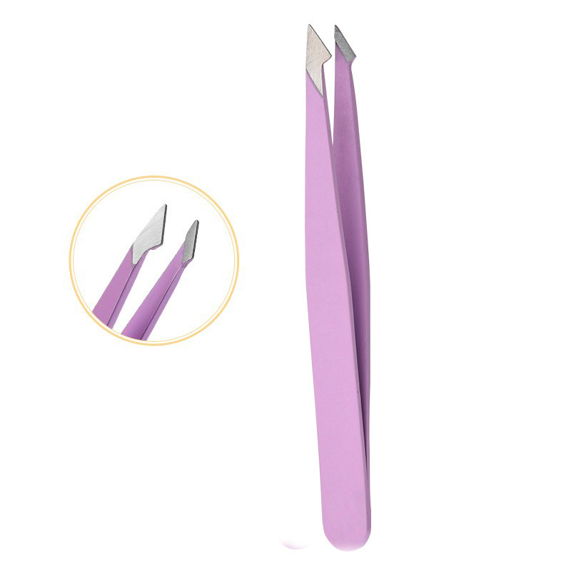 Steel Eyebrow Stainless Tweezers Hair Removal Clip Candy Colors Eyelash Tweezers Harmless Cosmetic Be_voghion.com