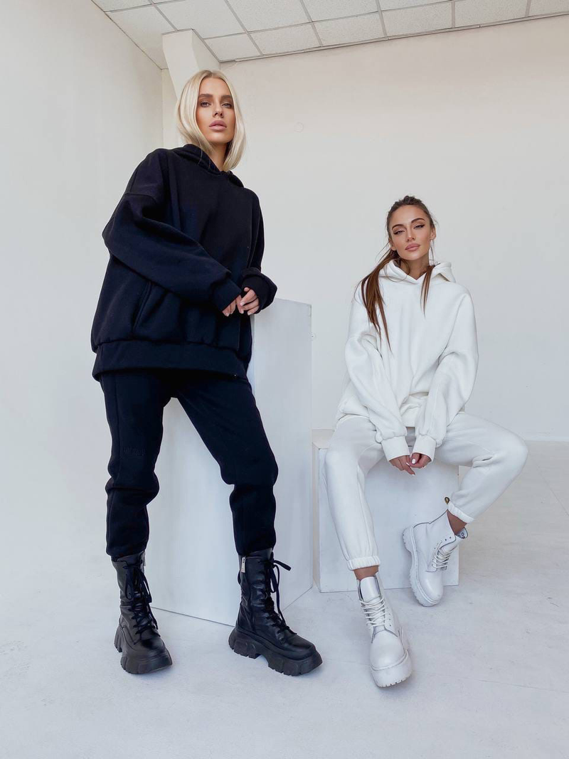 Zweiteiliges Set für Damen, modisch, lässig, Sportanzug_voghion.com