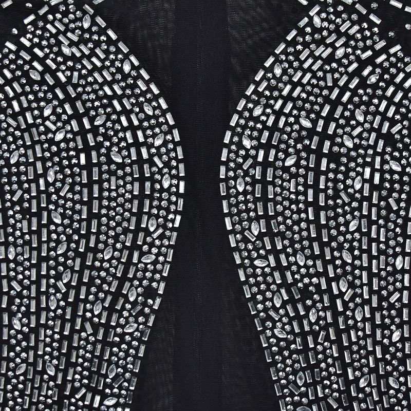 Vêtements pour femmes mode femmes couleur unie maille presse perceuse sans manches pantalon combinaison_voghion.com